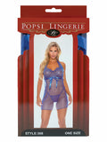 Lace And Mesh Babydoll Set