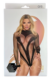 High Neck Rhinestone Bodysuit (BOXED)