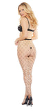 Rhinestone Fence  Fishnet Pantyhose