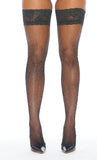 Rhinestone Thigh High Pantyhose