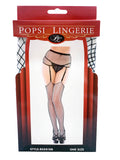 Fishnet Garter With Pantyhose