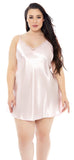 Midnight Satin Chemise Plus Size