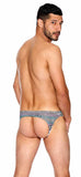 Men's Rainbow Leopard Open Back Underwear