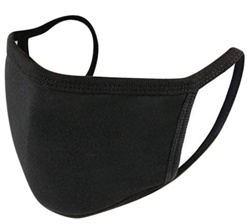 Black Reuseable Face Mask